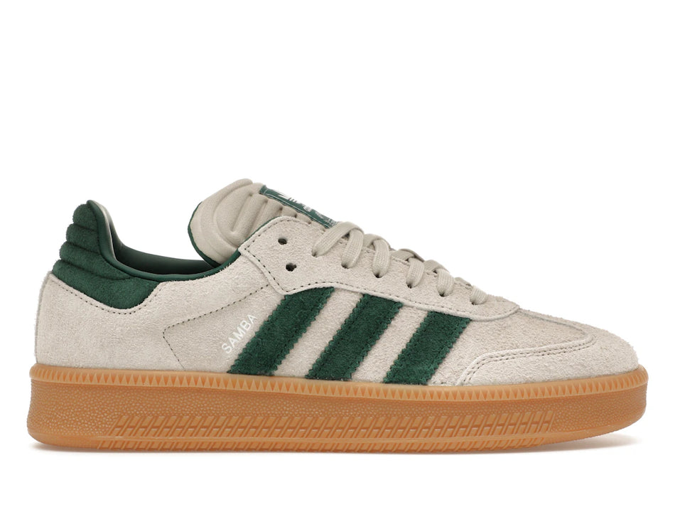 adidas Samba XLG Putty Grey Collegiate Green