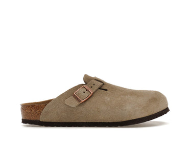 Birkenstock Boston Suede Taupe (Narrow Fit) (Kids)