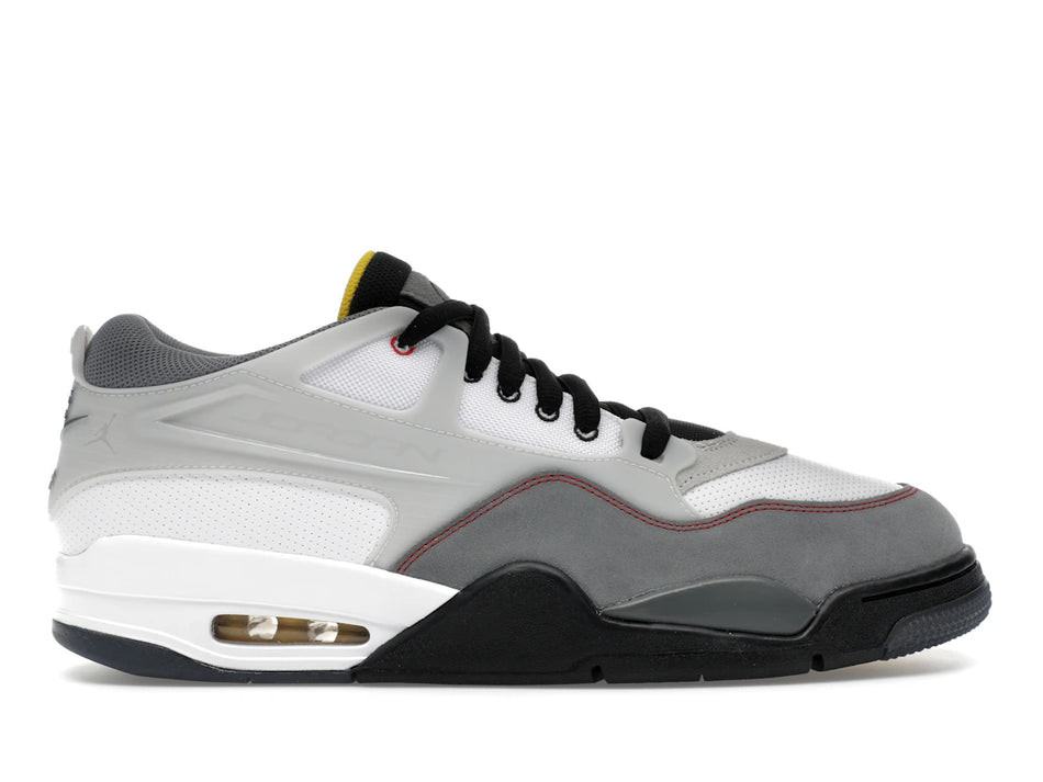 Jordan 4 RM Premium White Black Smoke Grey Fire Red