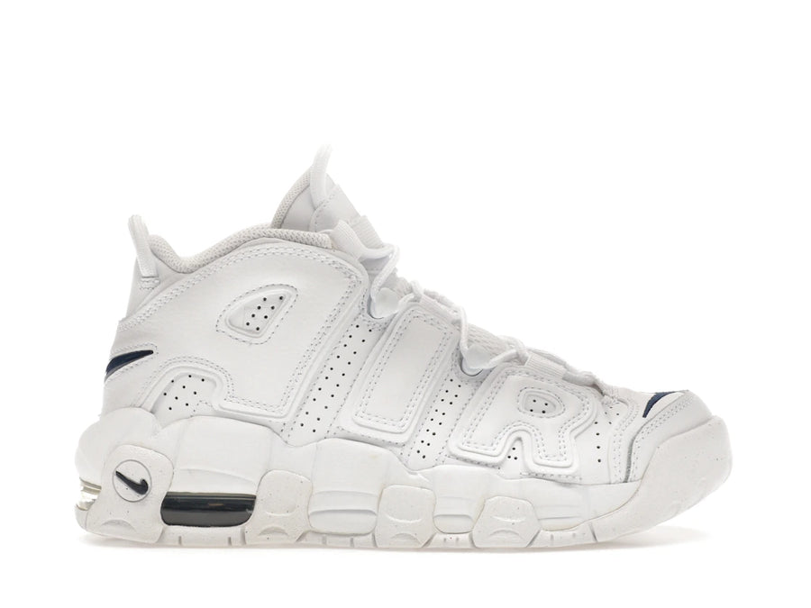 Nike Air More Uptempo Blanc Minuit Marine (GS)