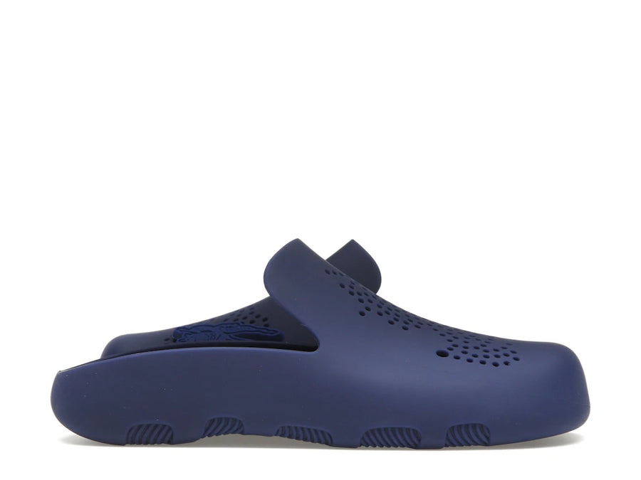 Sandales perforées Burberry Stingray bleues