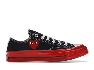 Converse Chuck Taylor All Star 70 Ox Comme des Garcons PLAY Black Red Midsole