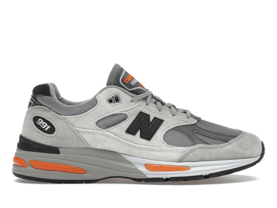 New Balance 991v2 MiUK Gris pélican Orange