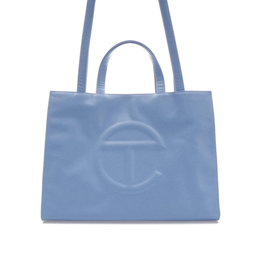 Sac cabas Telfar moyen, bleu céruléen