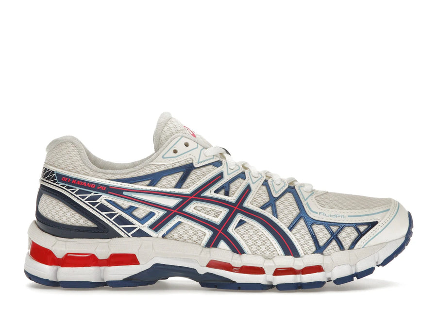 ASICS Gel-Kayano 20 Crème Bleu Rouge