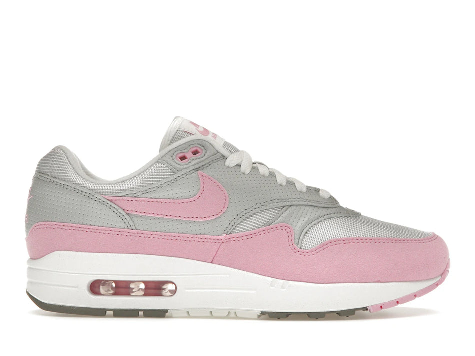 Nike Air Max 1 '87 Metallic Platinum Pink Rise (Women's)