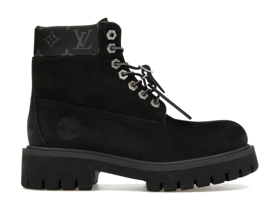 Bottines Louis Vuitton Timberland 6" noires