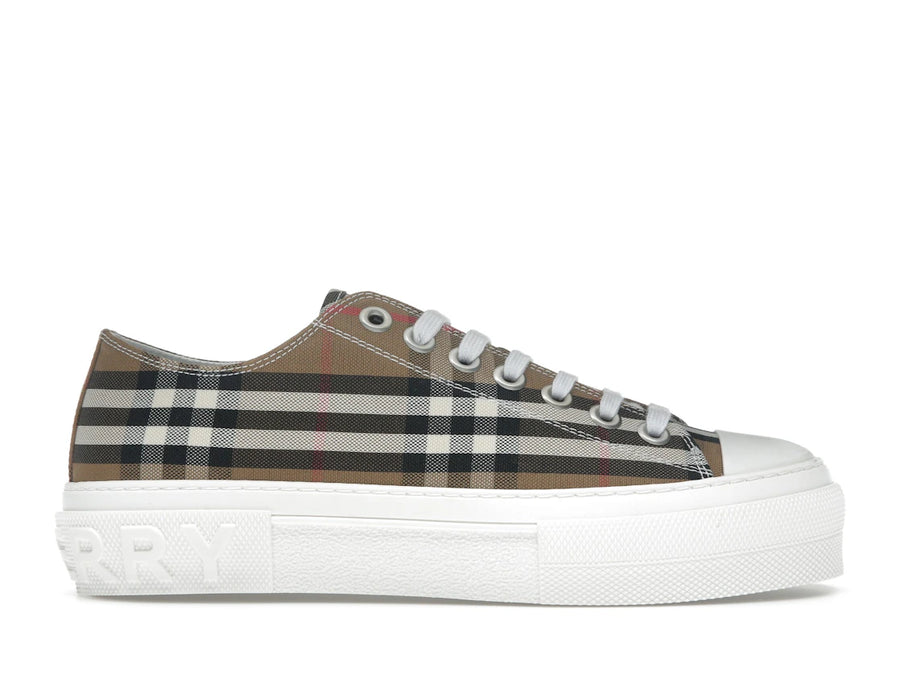Baskets basses Burberry à motif House Check, marron taupe