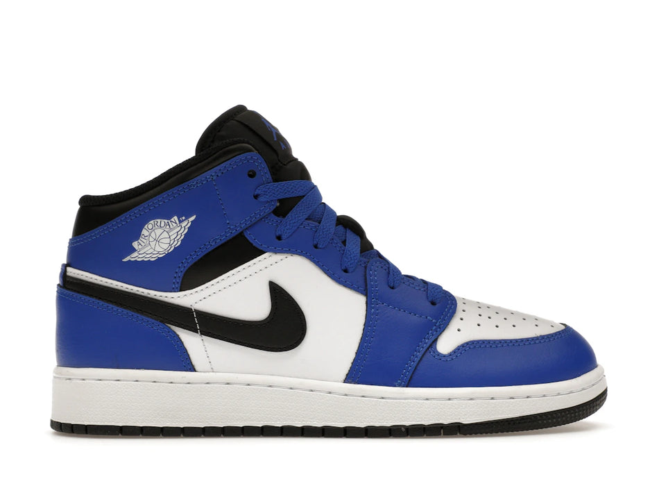 Jordan 1 Mid Game Royal White Black (GS)