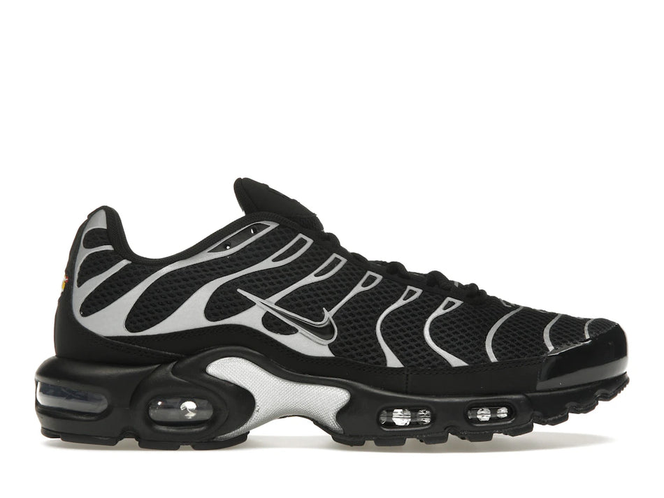 Nike Air Max Plus Premium Black Reflective Silver