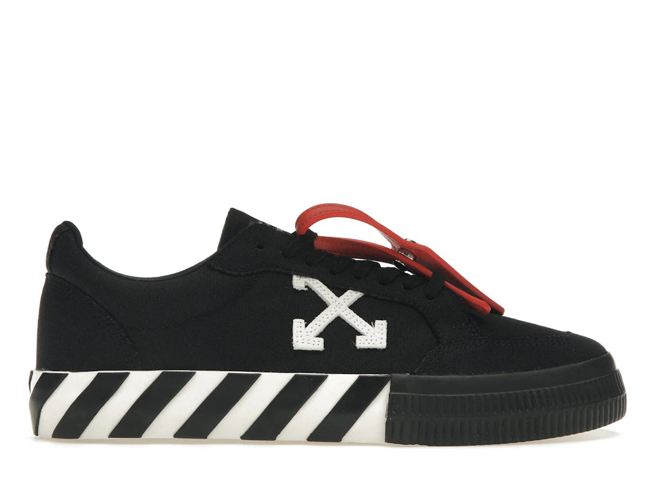 OFF-WHITE Vulcanized Low Canvas Black White