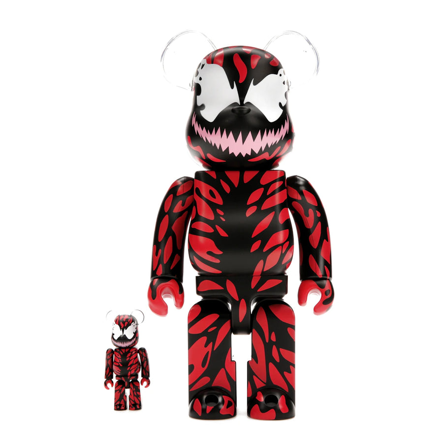 Bearbrick x Marvel Carnage 100% & 400% Set
