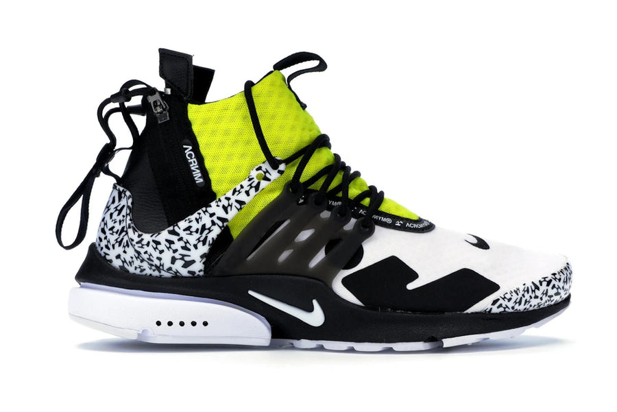Nike Air Presto Mid Acronyme Jaune Dynamique