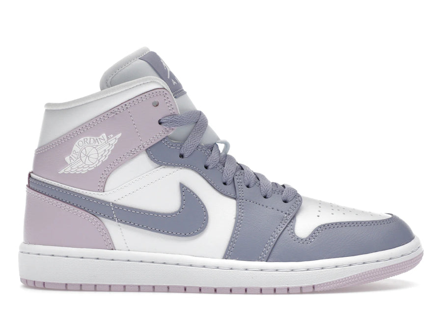 Jordan 1 Mid Indigo Haze Doll Blanc (Femme)
