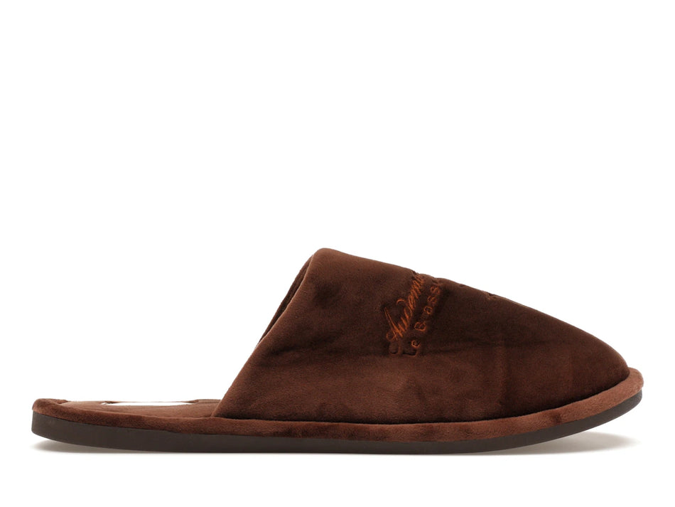 Travis Scott CJ x Audemars Piguet House Slippers Brown Velvet