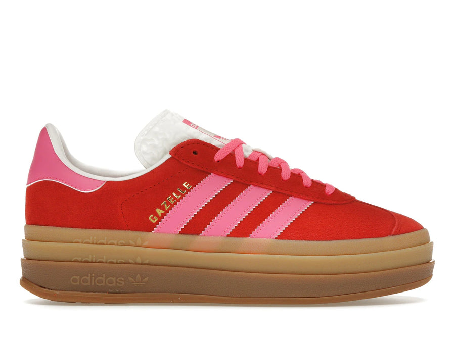 adidas Gazelle Bold Collegiate Rouge Lucide Rose (Femme)