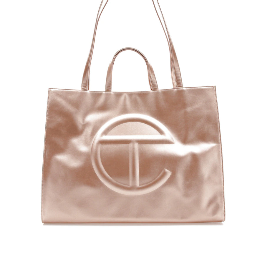 Sac de courses Telfar grand format en cuivre
