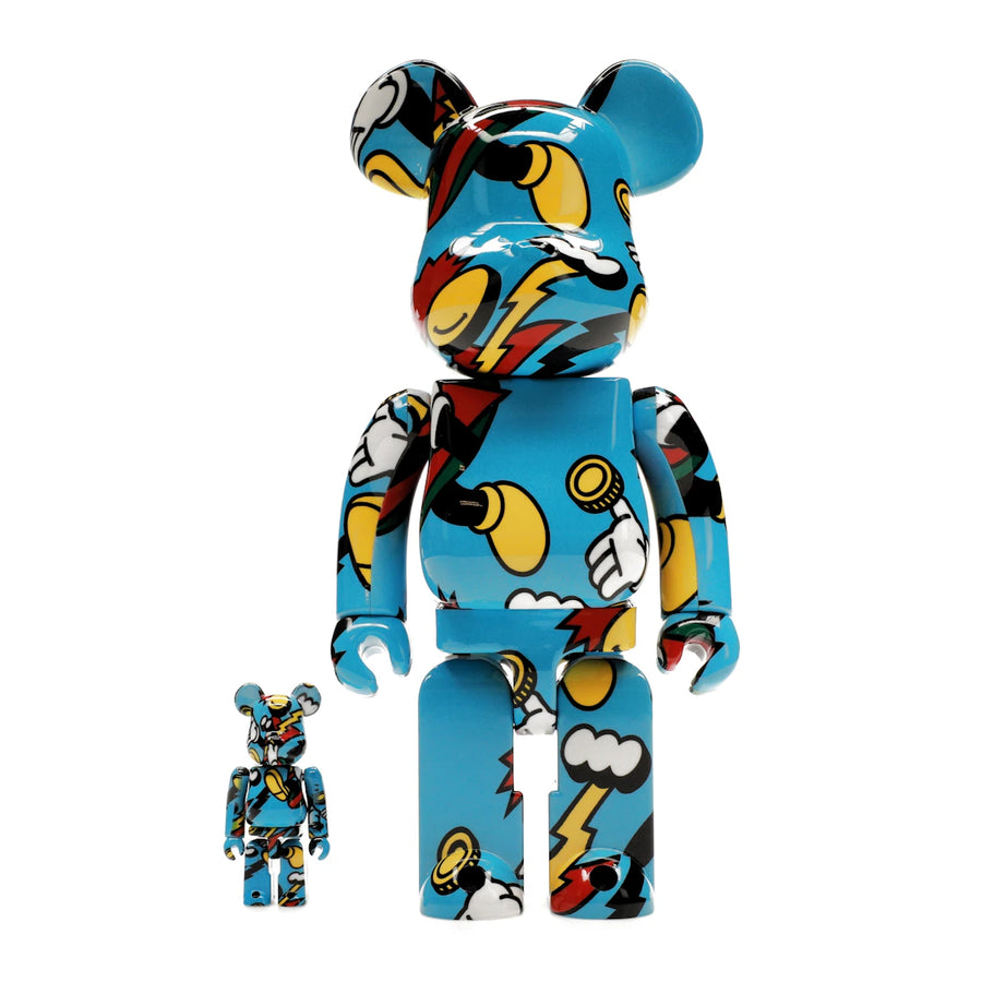 Ensemble Bearbrick Grafflex 100 % et 400 %