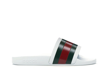 Sandales de piscine Gucci Pursuit blanches