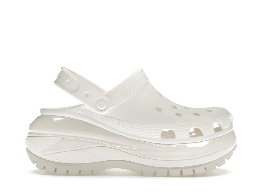 Sabots Crocs Classic Mega Crush blancs