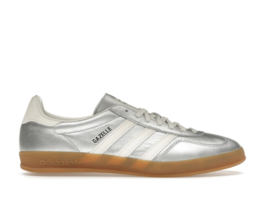 adidas Gazelle Indoor Argent Métallisé Blanc