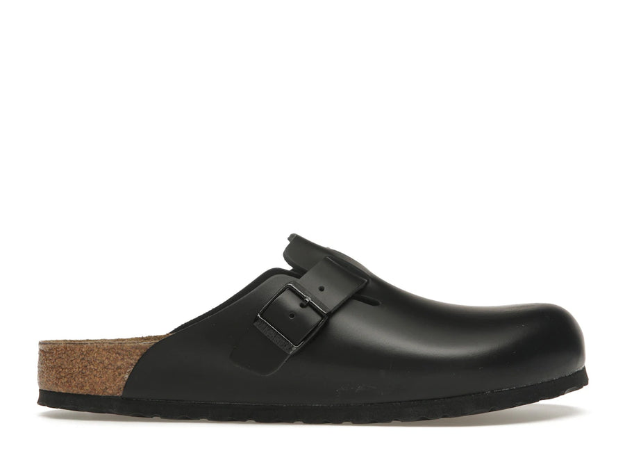 Birkenstock Boston Natural Leather Black