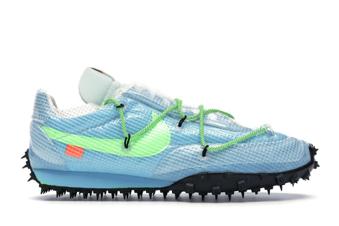 Nike Waffle Racer Off-White Vivid Sky (Women's)