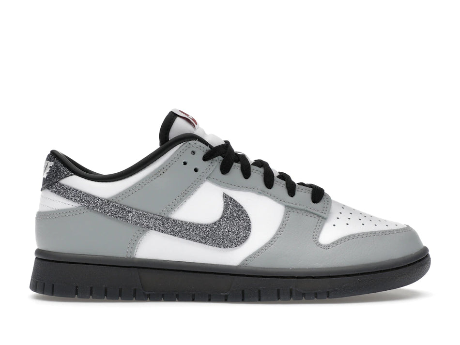 Nike Dunk Low LX Glitter Swoosh White Light Smoke Grey (Women's)
