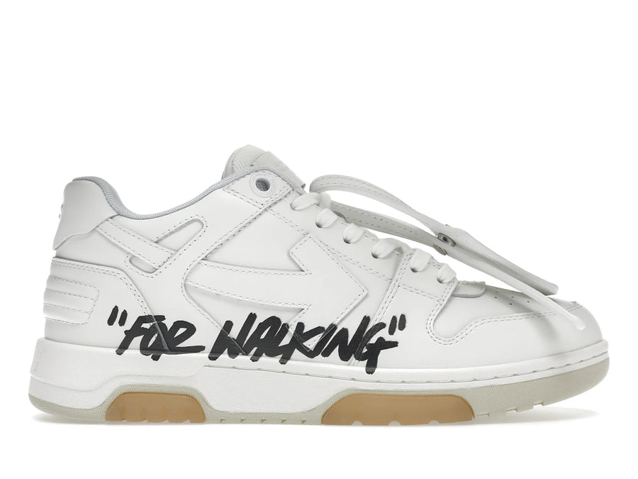 OFF-WHITE Out Of Office OOO Baskets basses pour la marche Blanc Noir