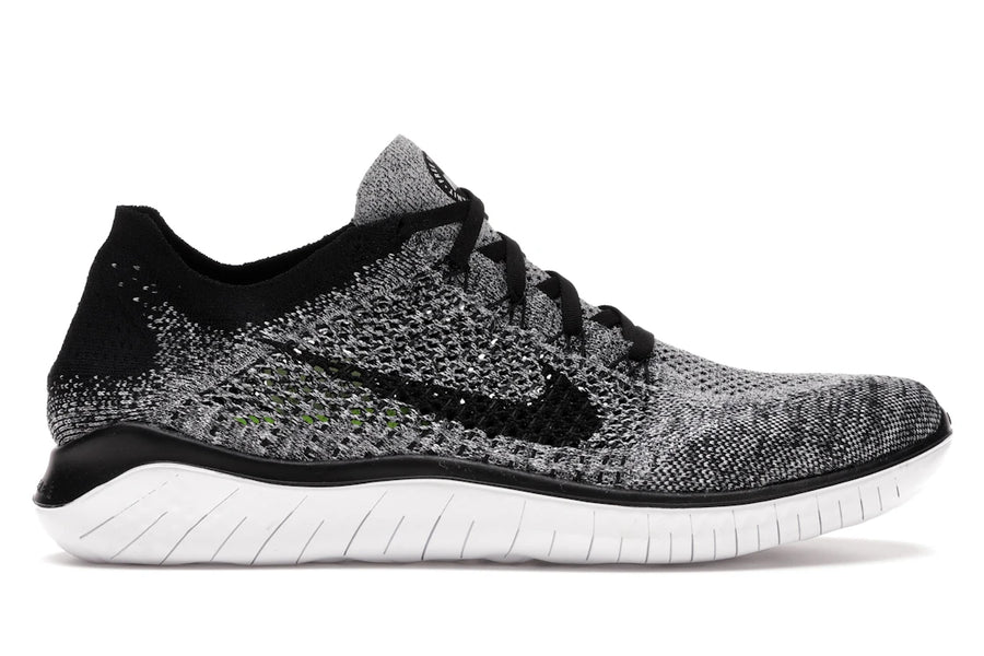 Nike Free RN Flyknit 2018 Noir Blanc Ombre