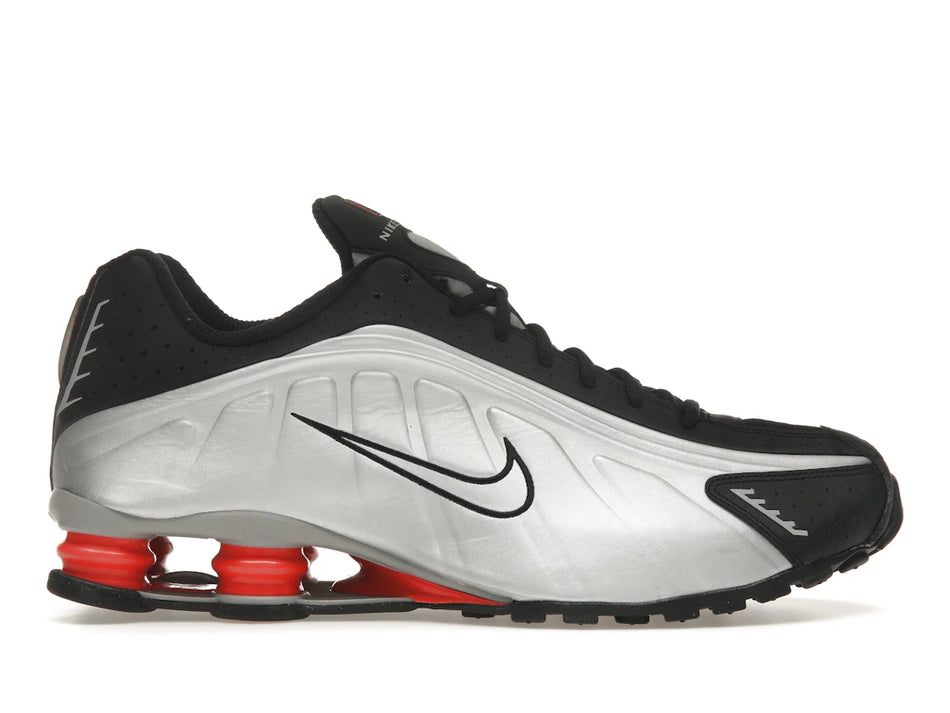 Nike Shox R4 Black Metallic Silver (2025)