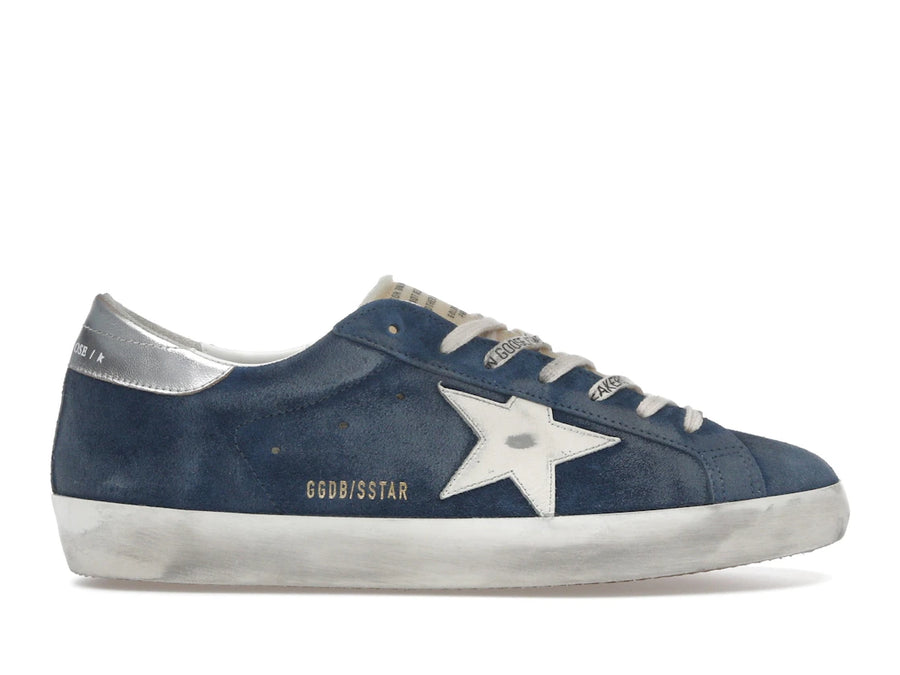 Golden Goose Super-Star Aviator Blue Cream Silver