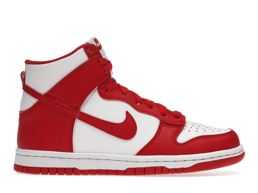 Nike Dunk High Championship Blanc Rouge (Étiquette blanche) (GS)