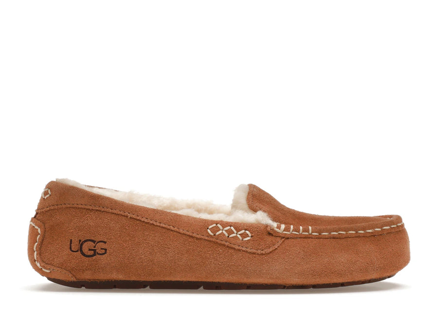 Pantoufles UGG Ansley couleur châtaigne (Femme)