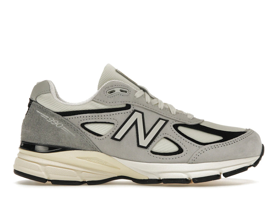 New Balance 990v4 MiUSA Teddy Santis Grey Black Cream