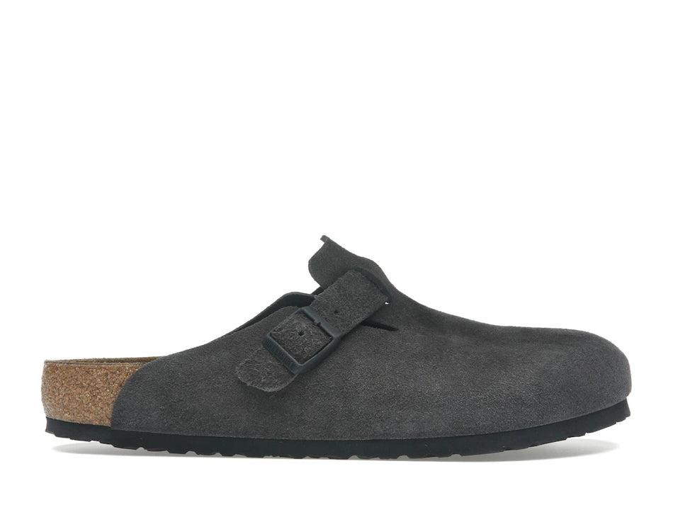 Birkenstock Boston Suede Velvet Grey