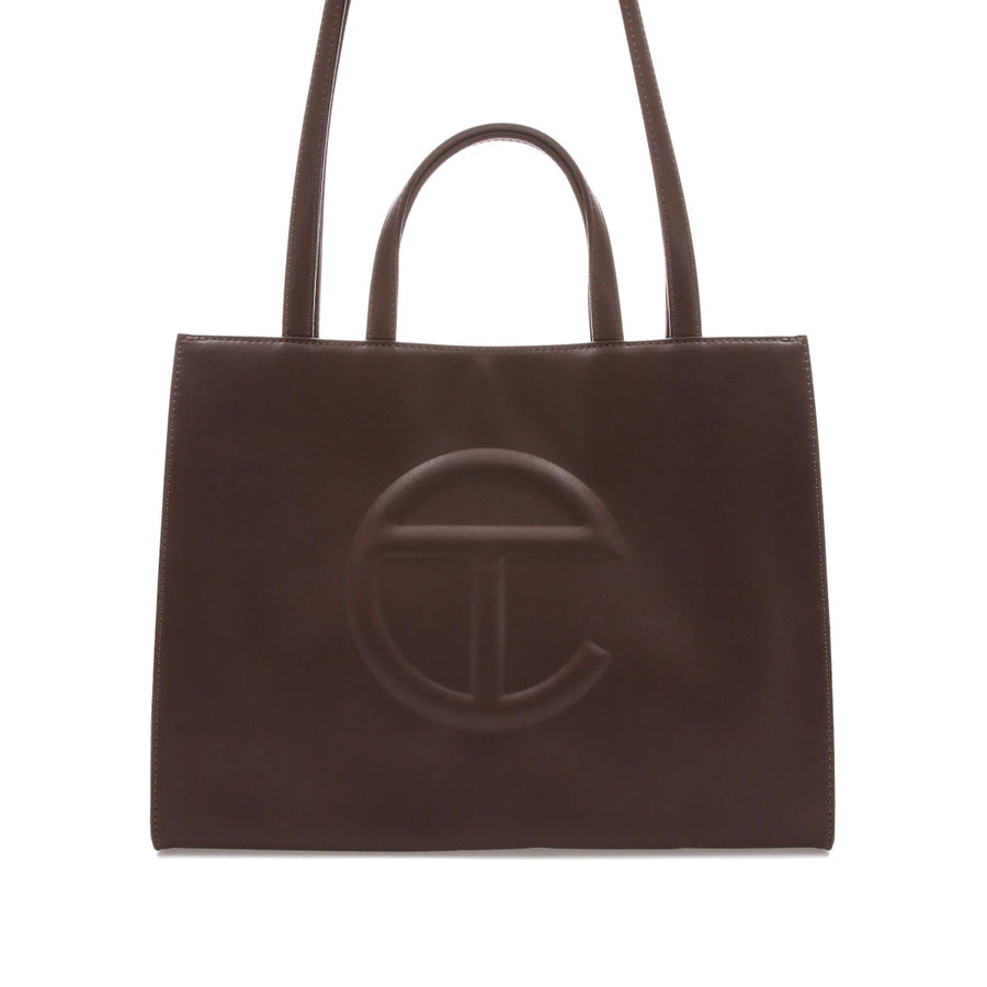 Sac à provisions Telfar, format moyen, couleur chocolat