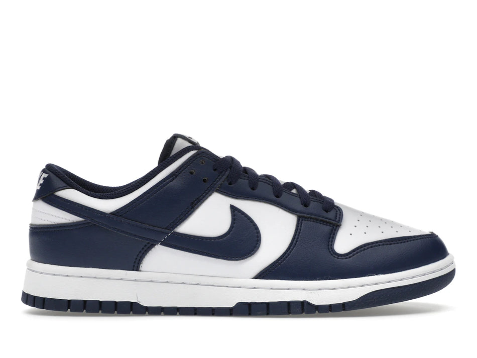 Nike Dunk Low White Midnight Navy