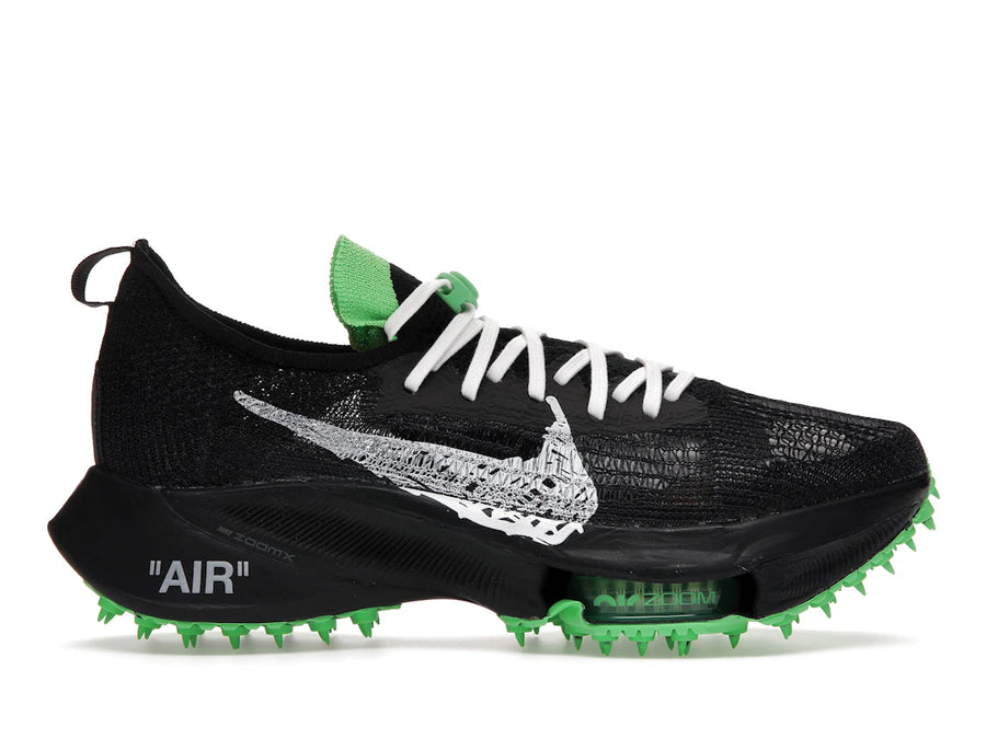 Nike Air Zoom Tempo Next% Flyknit Off-White Black Scream Green