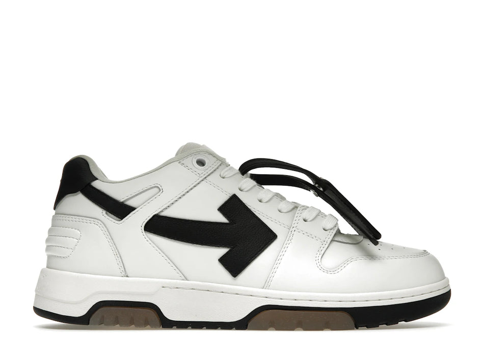 OFF-WHITE Out Of Office OOO 30 MM Low Tops Black White Blue