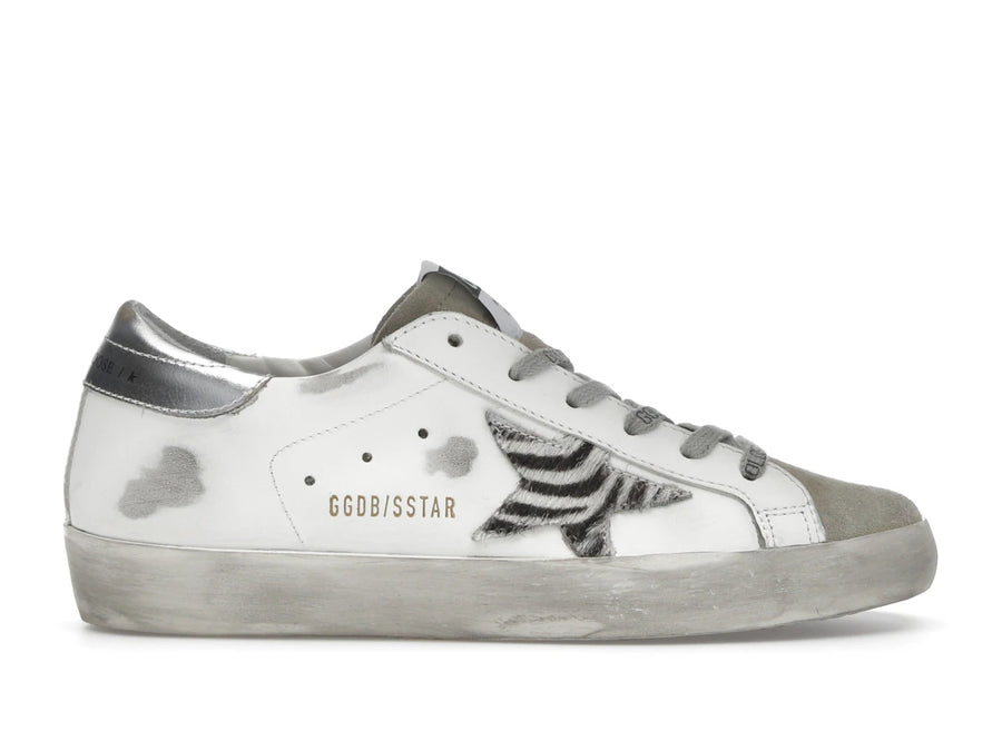 Golden Goose Super-Star Zebra Print Pony Skin Star (Femme)