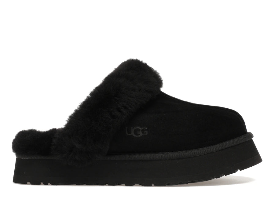Pantoufles UGG Discette noires (femme)