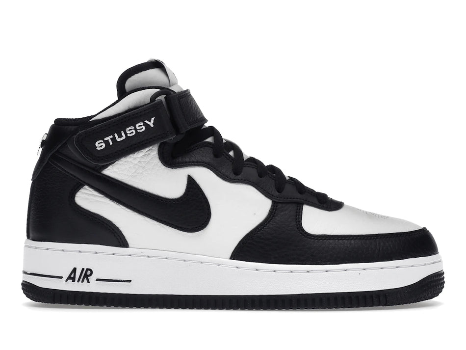 Nike Air Force 1 Mid Stussy Light Bone Black