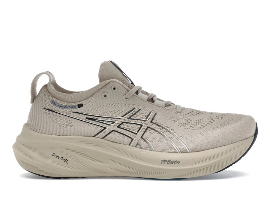 ASICS Gel-Nimbus 26 Gris Plume Noir