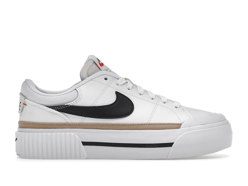 Nike Court Legacy Lift White Black (Women's)