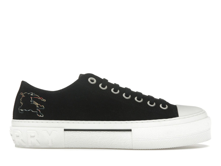 Burberry Jack Low Top Black Canvas