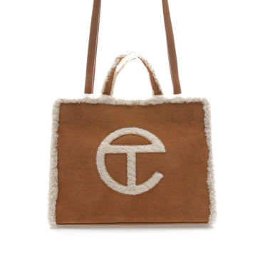 Telfar x UGG Shopping Bag Medium Chestnut