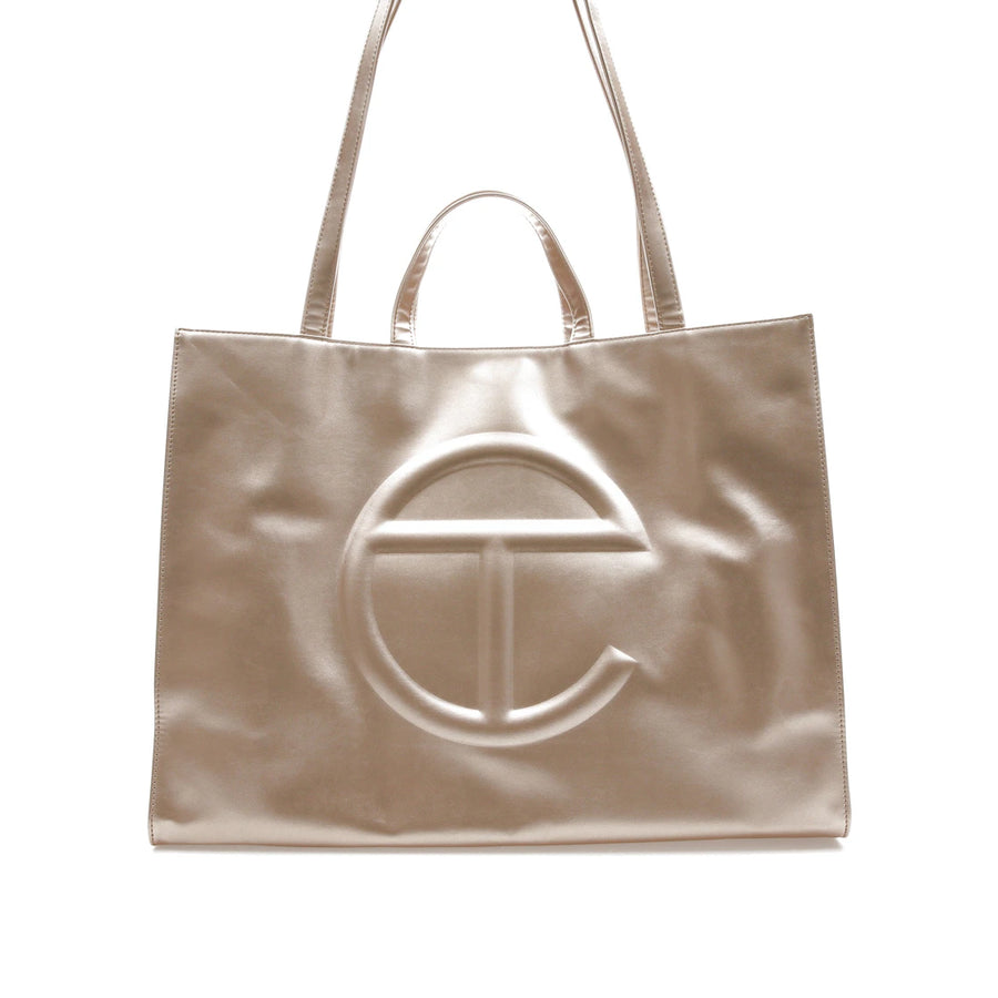 Telfar Shopping Bag Large Gold