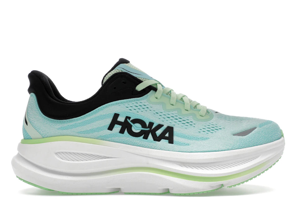 Hoka One One Bondi 9 Luna Moth Blue Spark