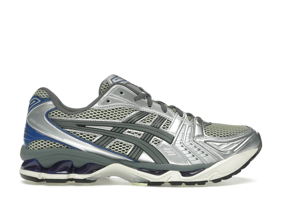 ASICS Gel-Kayano 14 Soft Jaune Asics Bleu